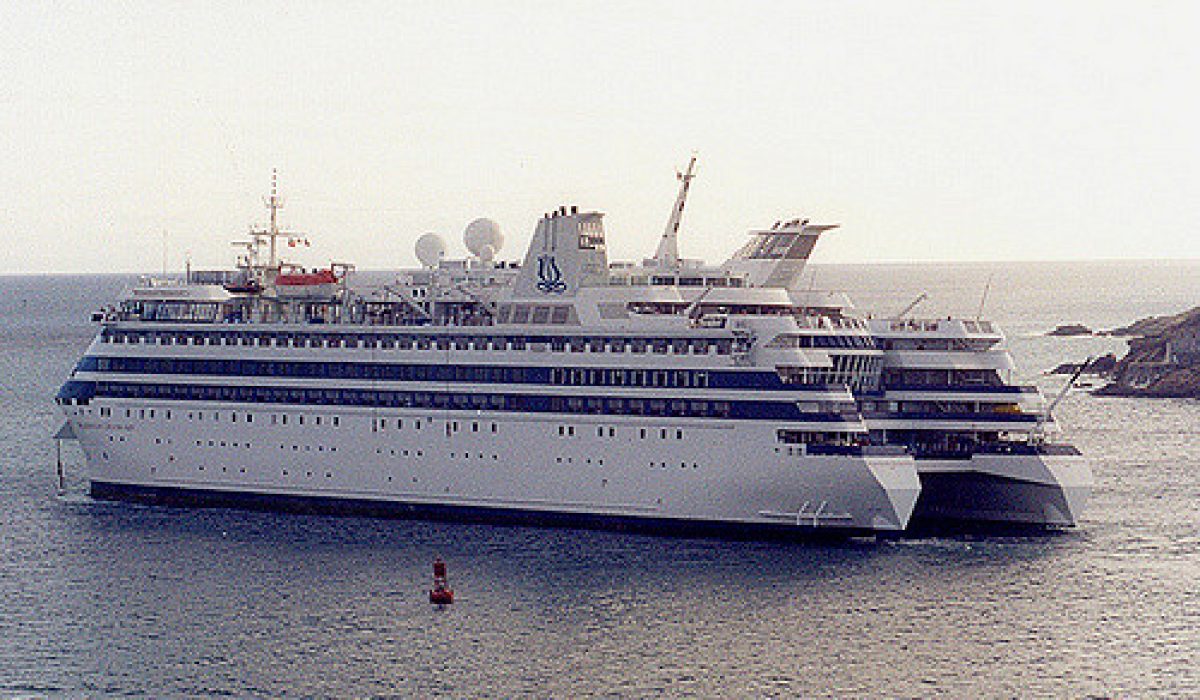 issue cruise ship of stray cat
